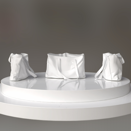 multiple tote bag 3d mockup