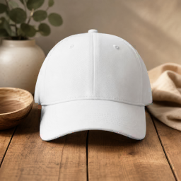 christmas baseball cap mockup — front view
