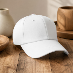 christmas baseball cap mockup — side view