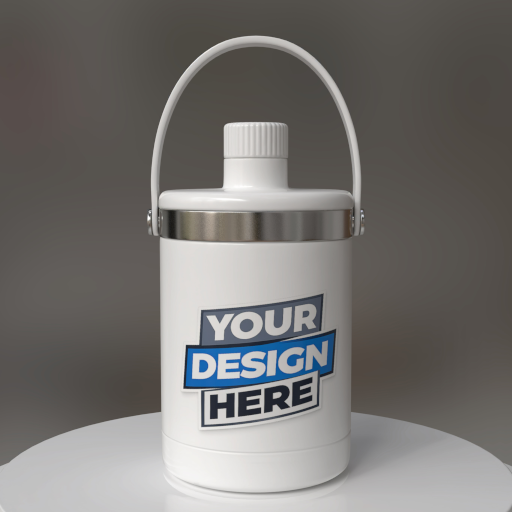 bottle hydro flask 64oz mockup