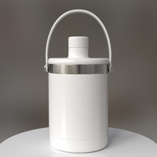 hydro flask half-gallon jug 64 oz mockup