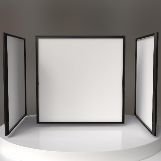 mockup impression carrée sur toile — plusieurs