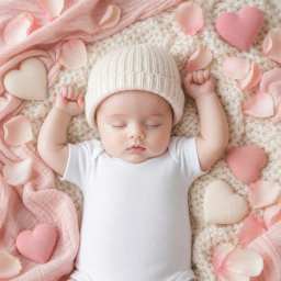 valentine’s day christmas baby bodysuit mockup