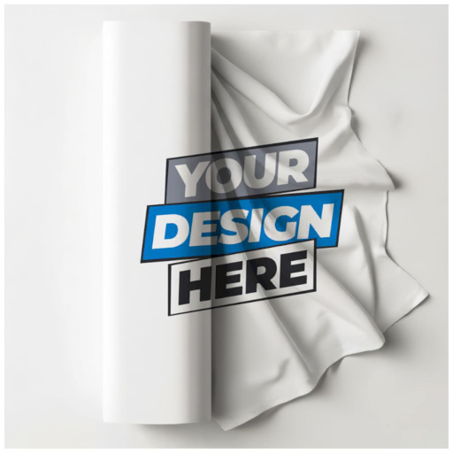fabric bolt roll mockup