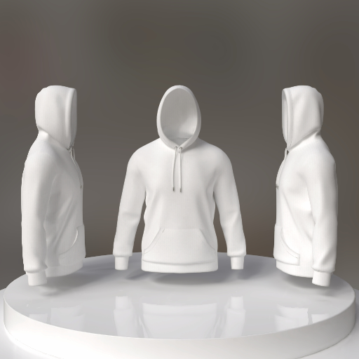 mockup sweat à capuche — devant et dos — plusieurs