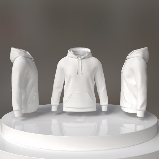 mockup de moletom com capuz em manequim fantasma — múltiplos