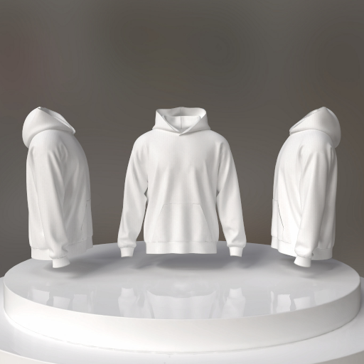 mockup sweat à capuche oversize — plusieurs
