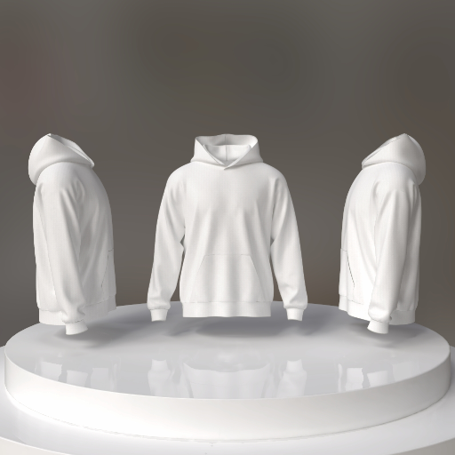multiple oversized hoodie mockup