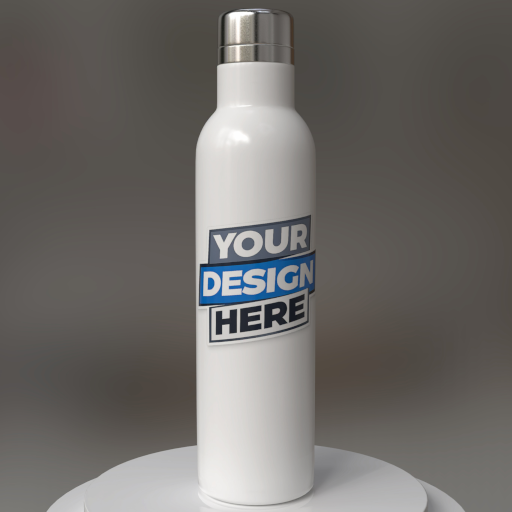 bottle hydro flask 25oz mockup