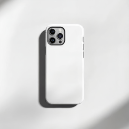iphone case mockup — flat lay