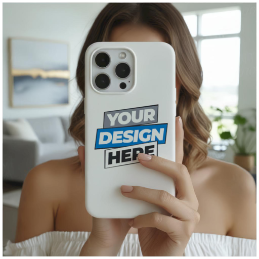 iphone case in hand mockup