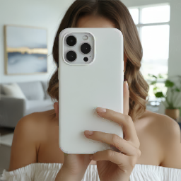 iphone case in hand mockup