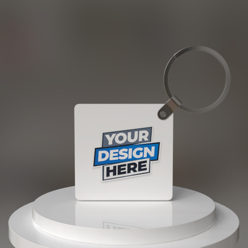 keyring square mockup