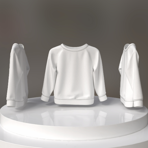 multiple kids crewneck long sleeve shirt mockup