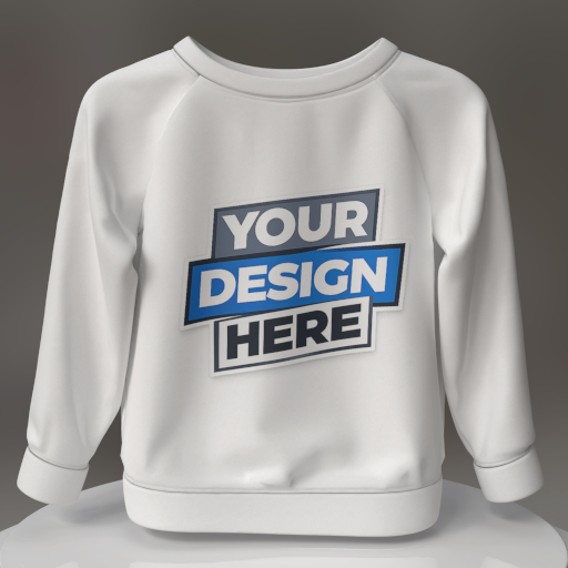 long sleeve child two mockup