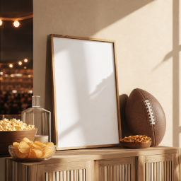 super bowl mockup