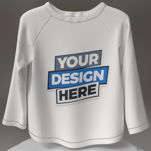long sleeve child one mockup