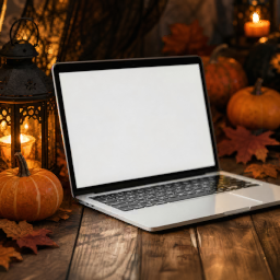 halloween mockup