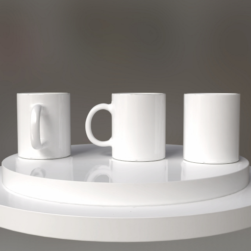 mockup de taza de 11 oz — asa a la izquierda — múltiples