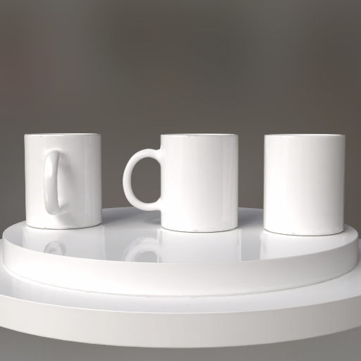 mockup de caneca de 11 oz — alça à esquerda — múltiplos