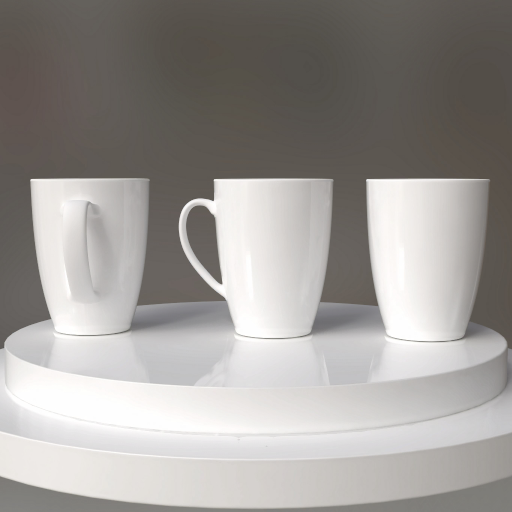 mockup de taza de latte de 13 oz — múltiples