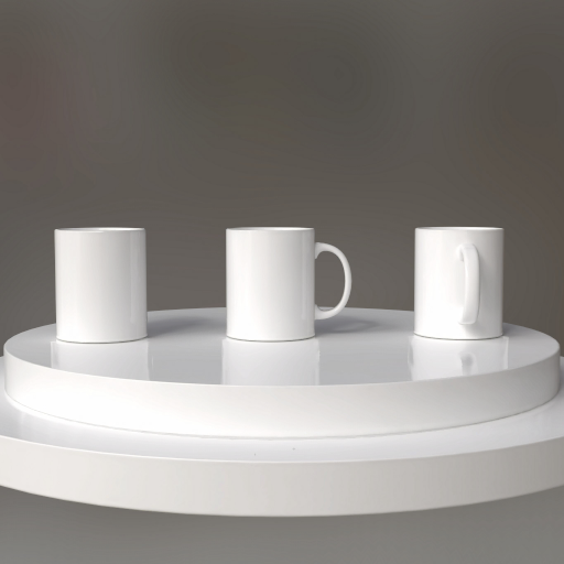 mockup mug à café en céramique — plusieurs