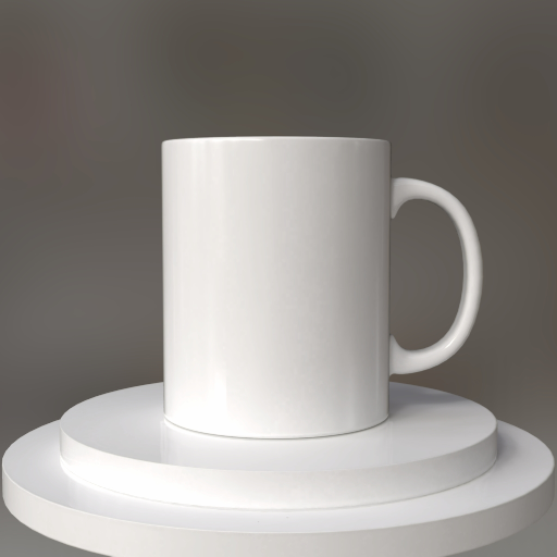 mockup de caneca de café de cerâmica