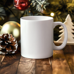 christmas mug mockup