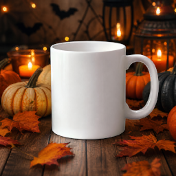halloween christmas mug mockup
