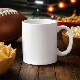 super bowl christmas mug mockup