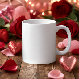valentine’s day christmas mug mockup
