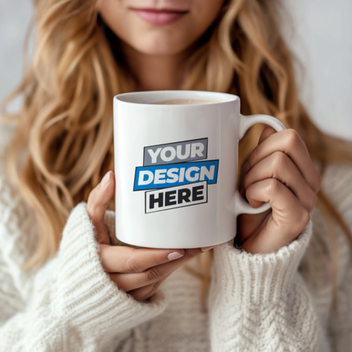 mug in hands — cozy lifestyle mockup