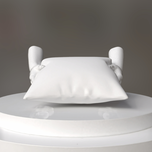 mockup de cojín cuadrado