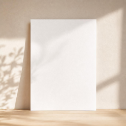 poster vertical unframed mockup