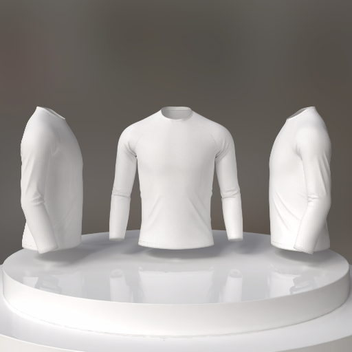 mockup de camiseta de manga larga — múltiples