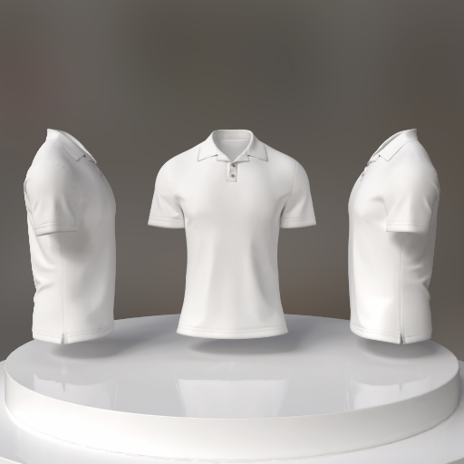 multiple polo shirt mockup