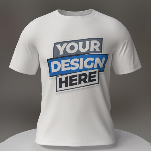 crew neck t-shirt mockup
