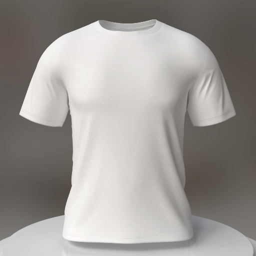 mockup de camiseta de cuello redondo