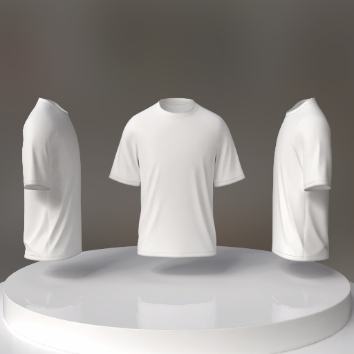 mockup de camiseta oversized — múltiplos