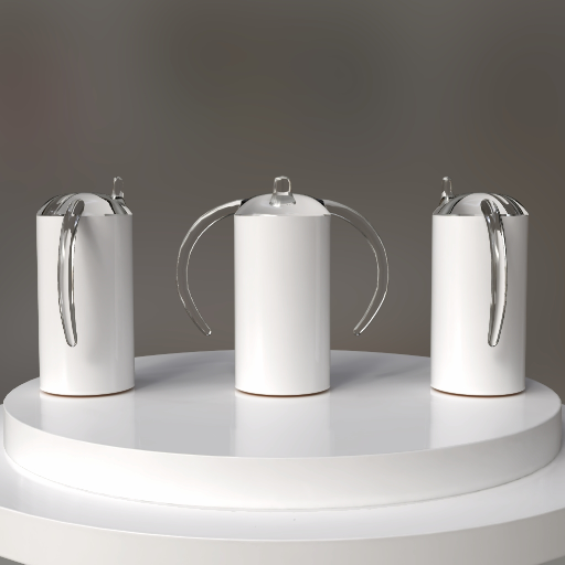 mockup gobelet à bec pour enfant — plusieurs