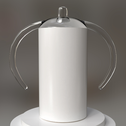 mockup gobelet à bec pour enfant