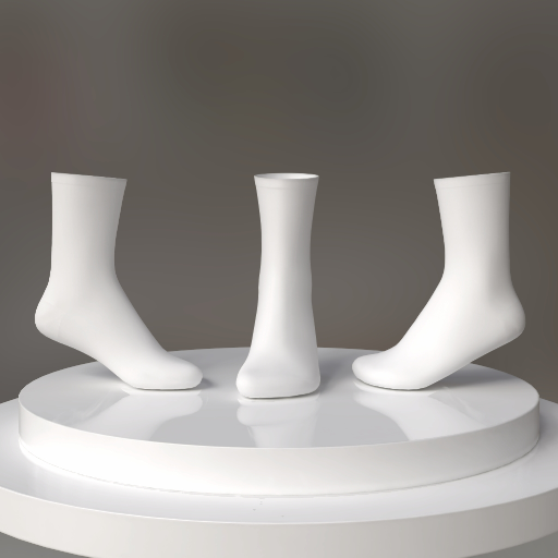 mockup chaussettes mi-montantes — plusieurs