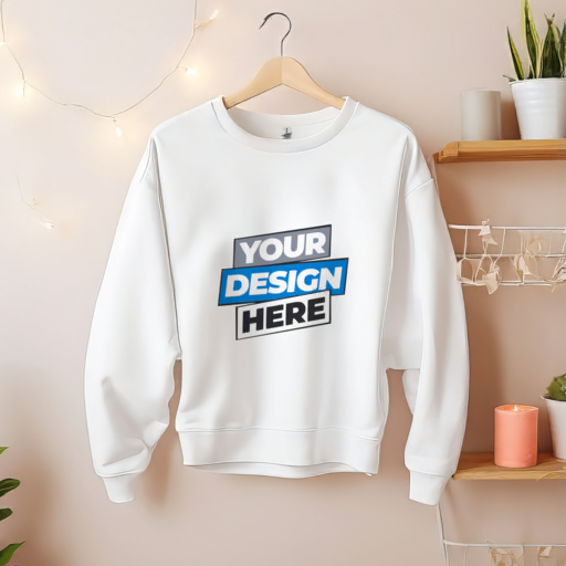 sweater on hanger mockup — boho