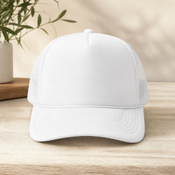 foam trucker hat mockup
