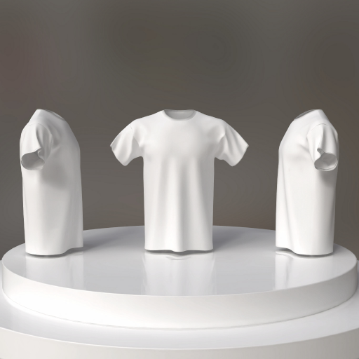 mockup de camiseta 3d para hombre — múltiples
