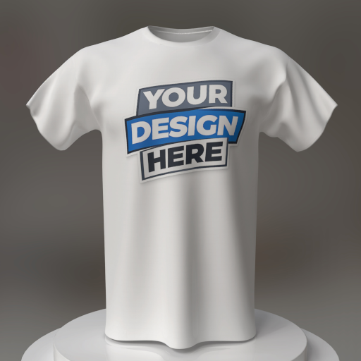 t shirt man 3d mockup