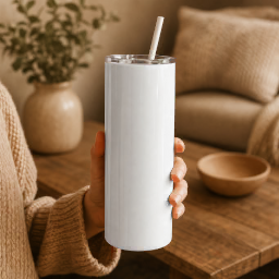 halloween skinny tumbler mockup
