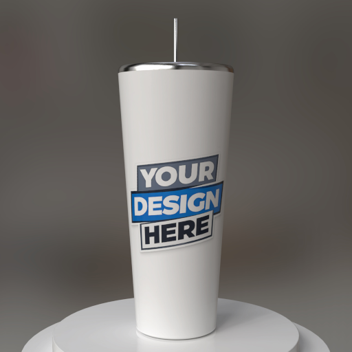 tapered tumbler mockup