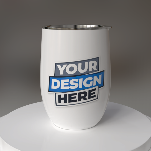 12 oz wine tumbler mockup