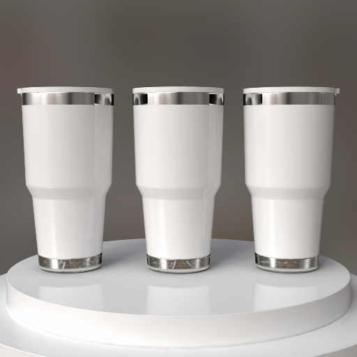 mockup de copo térmico yeti rambler de 30 oz — múltiplos